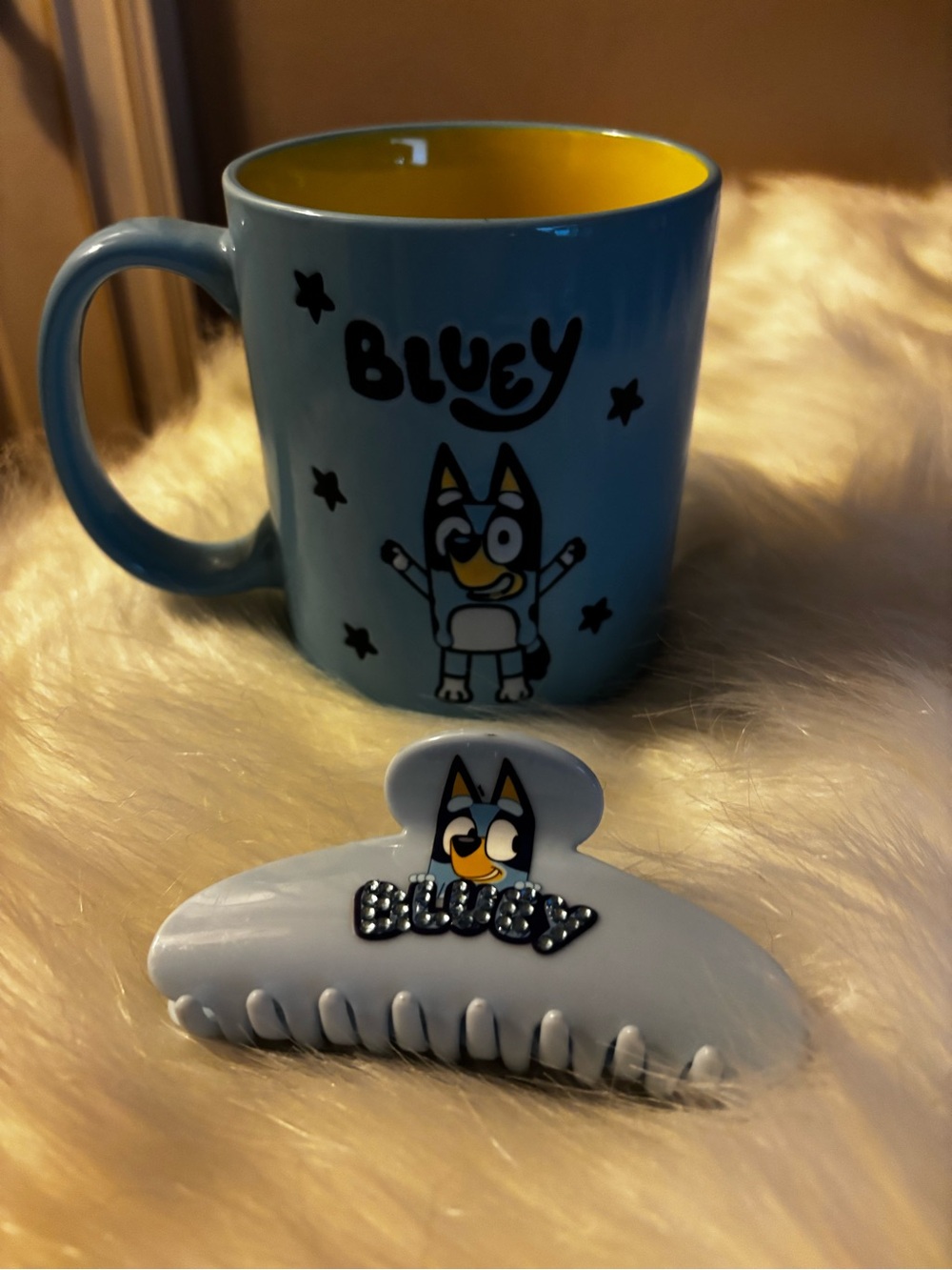 Bluey Mug + Hair Clip Bundle